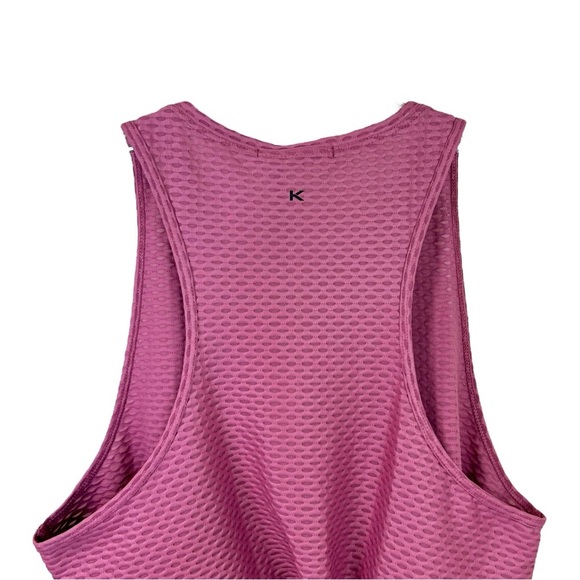 KORAL - NWT, Women’s ‘Raegan’ Shiny Netz Tank Top, Active in Blush - Pink, Small - Picture 11 of 14
